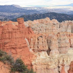 Views of Hoodoos at Bryce Canyon