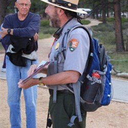 Our ranger giving the talk