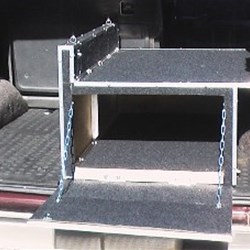 Unit completed. It and the Waeco sit on rubber flooring