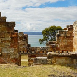 The prisoners did not get time to take in the view