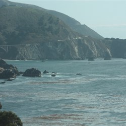 Views of coast from Big Sur