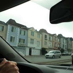 Terraces on the main highway south of San Francisco