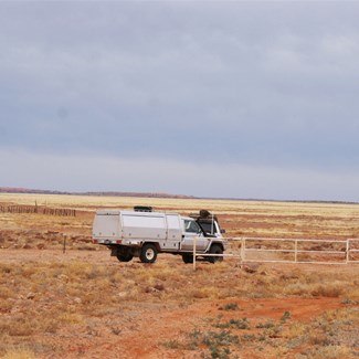 The stark plains north of Cordillo