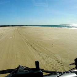 Beach driving on Flinder's Beach