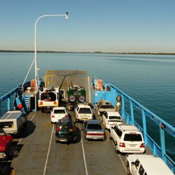 It was a calm trip from Cleverland to the island