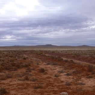 Leaving Tibooburra heading west.