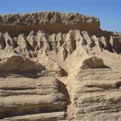 Sand sculptures at Mungo
