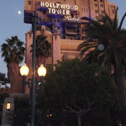 The Tower of Terror (elevator drop) at DCA