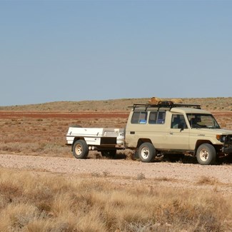 Along the detour to Big Red