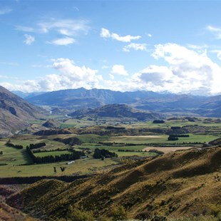 What a view.  The early stages of the Crown Range Road