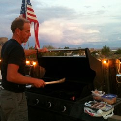 David on the BBQ in Utah