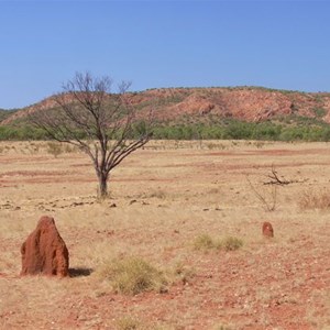 Dry, rugged country south of Mt. Isa