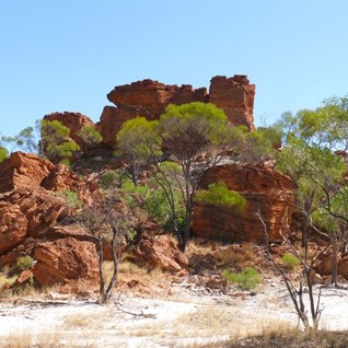 An eyecatching tumble of rocks