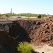 Mine site at Kuridala