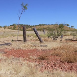 All that remains of buildings