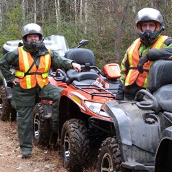 Scott & Gaby on the track