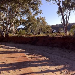 Mutawintji National Park - in the dry creek bed.