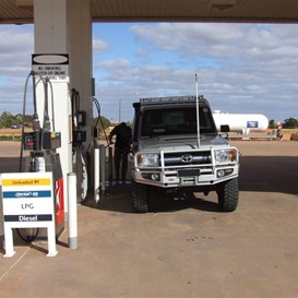 Coober Pedy - Last stop for fuel in a lot of Kilometres 
