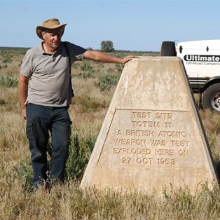 Outback Al toasting his Testes at Totem Two!