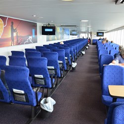Comfortable seating on the ferry 