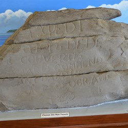 Original Frenchman's Rock engraved in 1803 