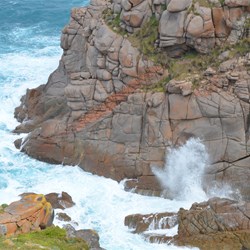 The Devils Kitchen looking down from the Lighthouse 