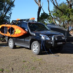 The new Kayak loader made easy work of loading the Kayak 