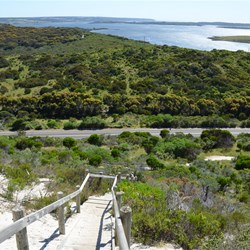 The view from only half way up Prospect Hill 