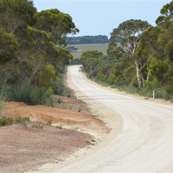 North Coast Road -  north west of Kingscote 