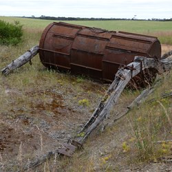Old Roller on one of the Back Roads 