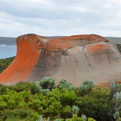 This outcrop is separate from the main "Remarkable Rocks" 