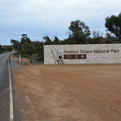 There is only 1 way into Flinders Chase National Park 