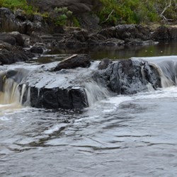 There were lots of little waterfalls along the track 