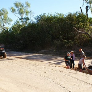 The boats and quads on the Drysdale