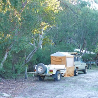 Shady camp in the Giraween NP