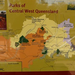 Area from Tambo in the west, Boulia in the west and Winto to the northn