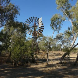 A working windmill at Old Cork Waterhole