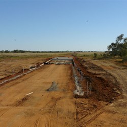 Extensive roadworks being carried out due to flood damage