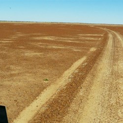 Gibber plains along Warracoota Circuit Drive