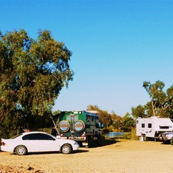 Our campsite at Pelican Point