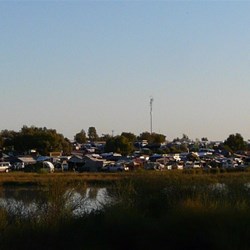 The campground was overflowing