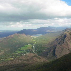 Overlooking Halls Gap from Mt. Difficult lookout