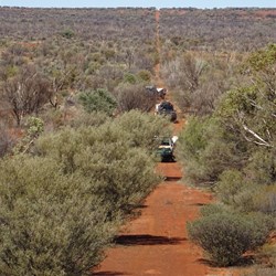 Pushing through to the Hunt Oil Camp site