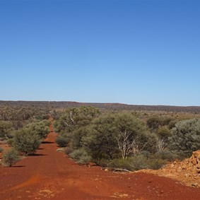 Heading for the Hunt Oil Camp