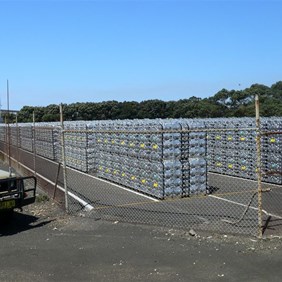 Aluminium ingots at Portland