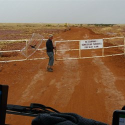 Onto Cordillo Downs property