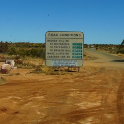 The roads were all open