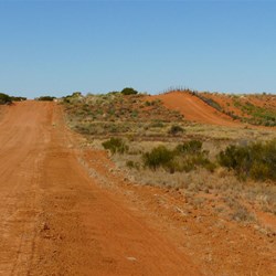 After turning south at Hawker Gate we paralled the Dog Fence