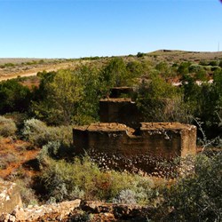 Piers for the old rail track