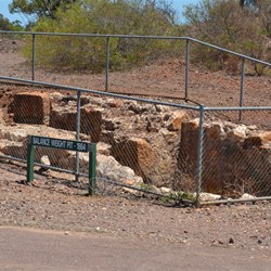 The area is littered with many old mine shafts